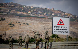 כוחות צה"ל בגבול לבנון (צילום: David Cohen/Flash90)