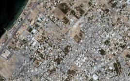 תמונת לוויין: ההרס בעזה המהלך המלחמה (צילום:  Maxar Technologies/Handout via REUTERS )