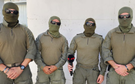 לוחמי ימ"מ בתחנת שדרות (צילום: דוברות מג"ב)