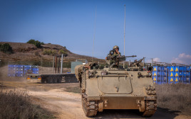 כוחות צה"ל בגבול לבנון (צילום: דוד כהן, פלאש 90)