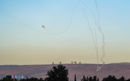 ירי מלבנון (צילום:  Ayal Margolin/Flash90)