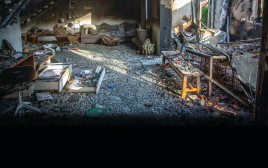 בית בקיבוץ בארי לאחר הטבח (צילום: אדי ישראל, פלאש 90)