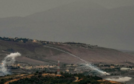 חילופי אש בגבול הצפון (צילום:  Ayal Margolin/Flash90)