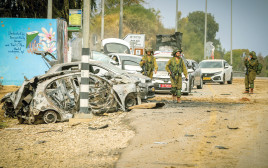 הכניסה לקיבוץ עלומים  (צילום:  יוסי זמיר פלאש 90)