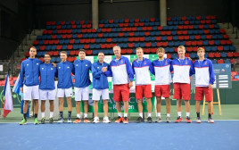 נבחרת הדייויס של ישראל (צילום: אתר רשמי, איגוד הטניס)