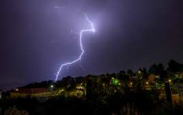 סופה בישראל, אילוסטרציה (צילום: Ayal Margolin/Flash90)