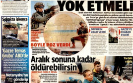 שער העיתון "יאני שפאק" הטורקי (צילום: צילום מסך)