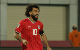 שחקן נבחרת מצרים מוחמד סלאח (צילום: GettyImages, Sebastian Frej/MB Media)