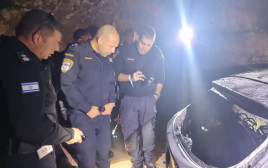 זירת הרצח בטייבה (צילום: דוברות המשטרה)