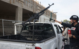 טויוטה של מחבלי החמאס בשטחי ישראל (צילום:  OREN ZIV/AFP via Getty Images)