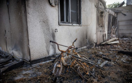 ההרס בקיבוץ בארי אחרי הטבח  (צילום: יונתן זינדל)