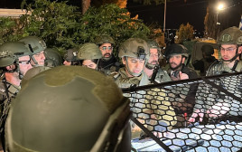 כוחות צה"ל בזירת הפיגוע בהר חברון  (צילום: שימוש לפי סעיף 27א')