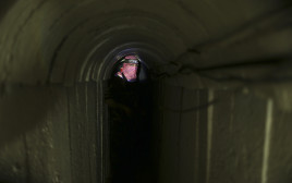 המנהרות של מחבלי חמאס (צילום: REUTERS/Mohammed Salem)