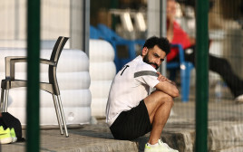 שחקן נבחרת מצרים מוחמד סלאח (צילום: GettyImages, FRANCK FIFE)