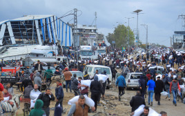 תושבי רצועת עזה (צילום: REUTERS/Hossam Azam)