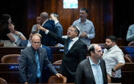 חברי עוצמה יהודית בכנסת (צילום: Yonatan Sindel/Flash90)