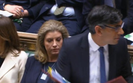 המחווה לחטופים בפרלמנט הבריטי (צילום: שגרירות ישראל בלונדון)