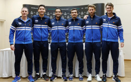 נבחרת הדייויס של ישראל בטניס (צילום: אתר רשמי, איגוד הטניס)