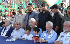 מנהיגי חמאס (צילום:  Attia Muhammed/Flash90 )