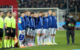 שחקני נבחרת איסלנד (צילום: GettyImages, Pixsell/MB Media)