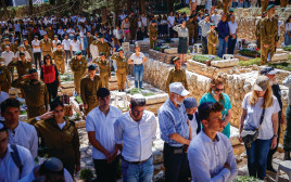 טקס אזכרה לחללי מערכות ישראל בהר הרצל, צילום ארכיון (צילום:  אריק מרמור, פלאש 90)