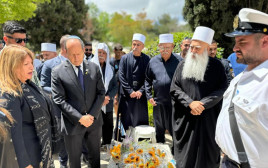 טקס לזכר החללים הדרוזים בעוספיה (צילום: ללא קרדיט)