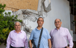 גבי נעמן, גיורא זלץ ודוד אזולאי (צילום: יוסי אלוני)