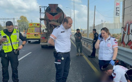 תאונה (צילום: מד"א)