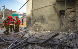 בית שנפגע בבאר שבע, אוקטובר 2023 (צילום: פלאש 90)