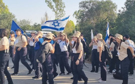 צעדה לזכר יהודי אתיופיה שנספו בדרכם לישראל (צילום: עיריית קריית מלאכי)