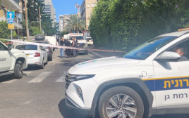 פיצוץ מטען ברמת גן (צילום: דוברות המשטרה)