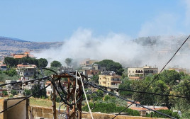 תקיפה בדרום לבנון (צילום: רשתות ערביות)
