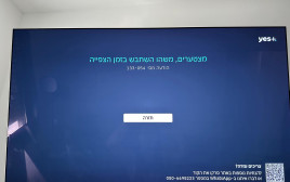 שיבושים ב-YES (צילום: פרטי)