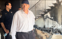 מבקר המדינה מתניהו אנגלמן בביקור בעוטף עזה (צילום: ללא)