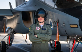 סגן ע', מצטיין קורס טייס 188 של חיל האוויר (צילום: דובר צה"ל)