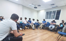 קבוצת המליאומניקים במרכז הזדמנות (צילום: באדיבות עיריית ירושלים)