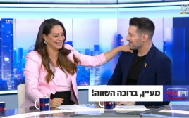 חיים אתגר, מעיין אדם (צילום: באדיבות קשת 12)