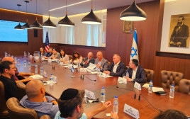 ועדת המנכ״לים בראשות מנכ״ל משרד רה״מ יוסי שלי (צילום: דוברות רה"מ)