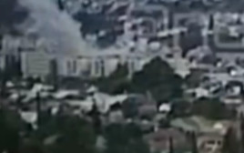 נפילה בקריית שמונה (צילום: תיעוד ברשתות חברתיות לפי סעיף 27 א' לחוק זכויות יו)