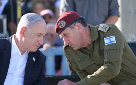 הרצי הלוי ובנימין נתניהו (צילום: עמוס בן גרשון, לע"מ)