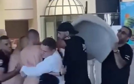 קטטה במלון מלכת שבא באילת (צילום: שימוש לפי סעיף 27א')