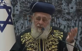 הרב יצחק יוסף (צילום: צילום מסך לע"מ)