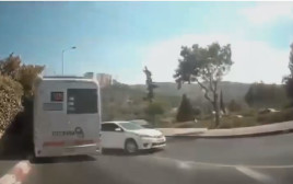 תיעוד מהתאונה (צילום: דוברות המשטרה)