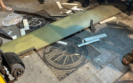 החפץ שנמצא בזירת הפיצוץ בתל אביב (צילום: שימוש לפי סעיף 27א')