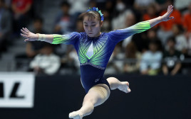 המתעמלת היפנית שוקו מיאטה (צילום: GettyImages, Kiyoshi Ota)