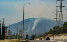 הצפון והשריפות, צומת כח (צילום: אייל מרגולין פלאש 90)