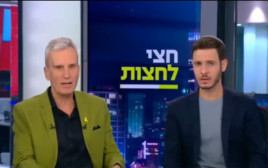 אברי גלעד בתכנית עם יאיר שרקי (צילום: צילום מסך קשת 12)