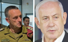 בנימין נתניהו, הרצי הלוי  (צילום: רויטרס,דובר צהל)