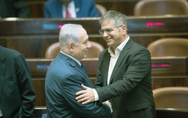 יואב קיש ובנימין נתניהו (צילום: יונתן זינדל, פלאש 90)