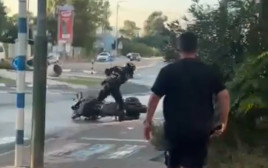 מרדף בעפולה (צילום: מסך)